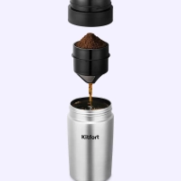 Ручная кофемолка "3 в 1" жерновая для кофе KT-7533