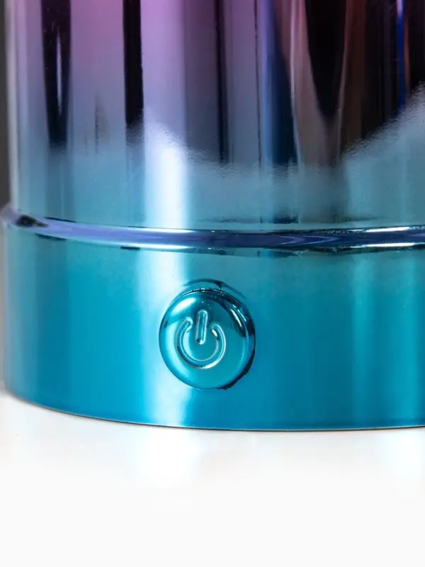 Светильник "Медузы" LED, RGB, USB, 3-5Вт, розово-голубой металлик 9х9х3 см