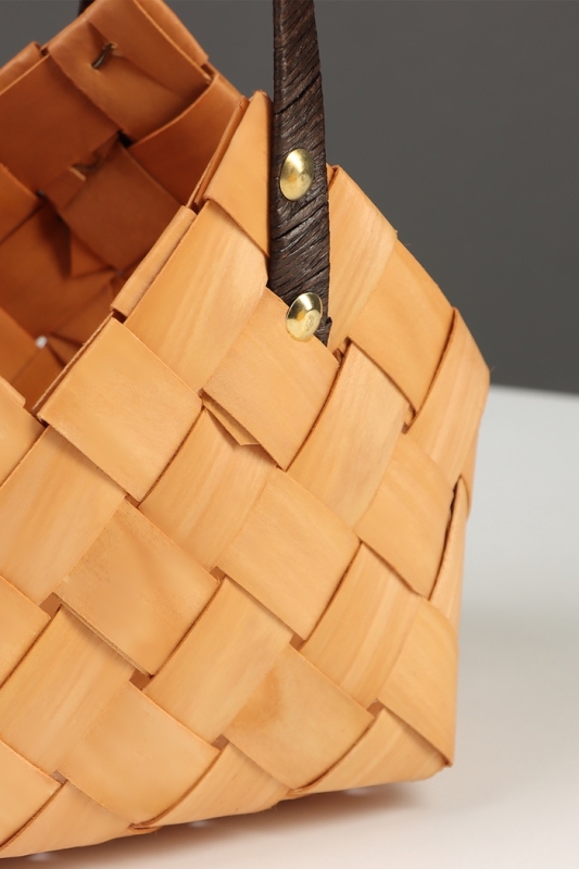 Набор корзин плетёных, 2 шт., 30&times;17&times;19 см, 24&times;14&times;15 см, ива, натуральный цвет