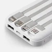 Аккумулятор Omni Qi 10000 мАч, ver.2, белый