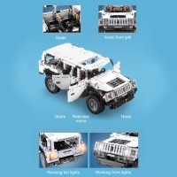 Конструктор радиоуправляемый &laquo;Внедорожник&raquo;, 575 деталей, 2 варианта управления
