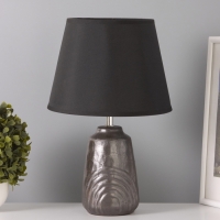 Настольная лампа "Клаудия" 1х15Вт Е14 черный 23х23х34см