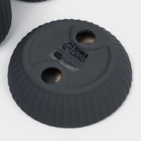 Набор для ванной "Лайн" 4 предмета (дозатор для мыла, стакан, 2 стакана,  мыльница)