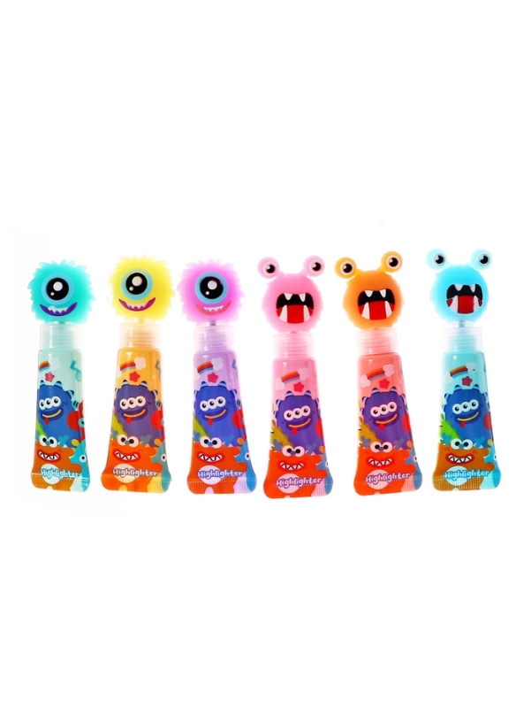 Маркер-текстовыделитель Монстрик МИКС (штрихкод на штуке)