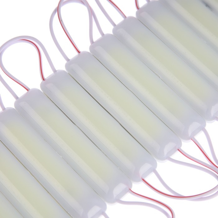 Светодиодный модуль SMD5730, 2,4 Вт, COB, 220 Lm, IP65, 6500K, 12 V БЕЛЫЙ, набор 20 шт.