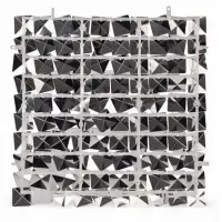 Панель с пайетками для фотозоны 30*30 см серебро