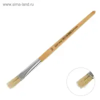 Кисть щетина № 10, плоская