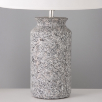 Настольная лампа "Хиро" 1х15Вт Е14 черный/белый 28х28х44см