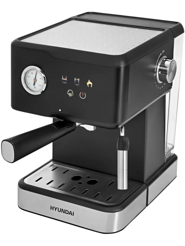 Кофеварка рожковая HEM-4204 1000Вт черный