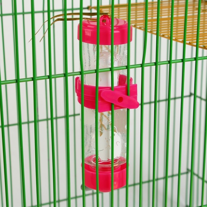 Поилка для грызунов &laquo;Хомячки&raquo; 125 мл, 12.5х4.5 см, микс цветов