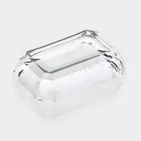 Набор для ванной "Кристалл" 4 предмета (дозатор, 2 стакана, мыльница)