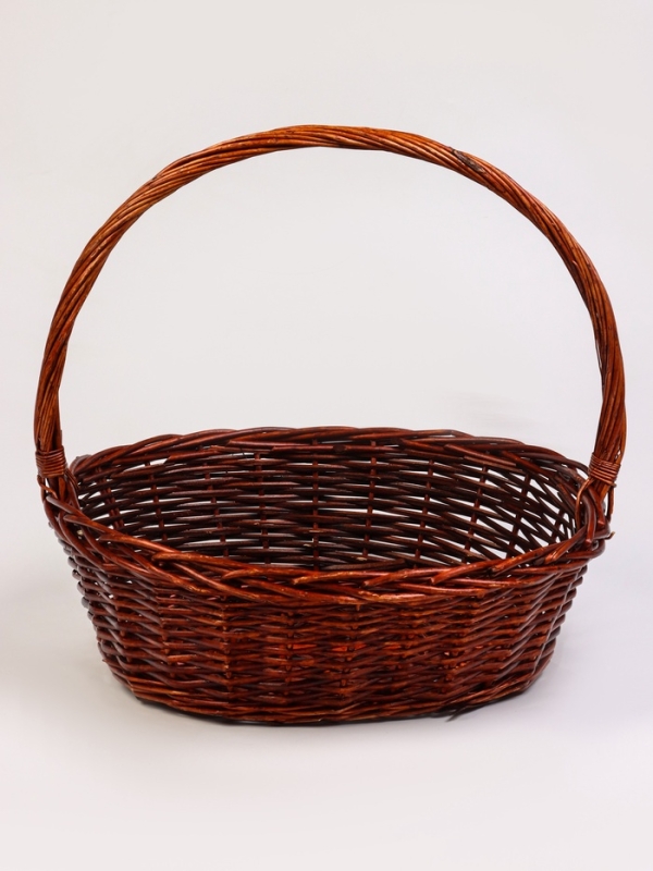 Набор корзин плетеных 50х42х15, 43х36х14, 37х30х12, 32х24х10, 26х20х9 см