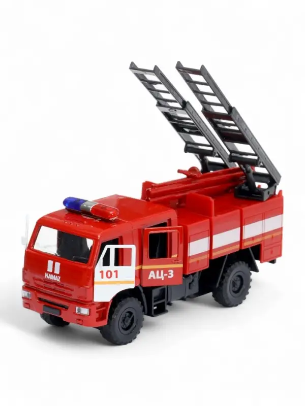 Машинка металлическая &laquo;Пожарная автоцистерна&raquo;, открываются двери, 15 см