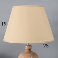 Настольная лампа с абажуром RISALUX &laquo;Эпика&raquo;, Е27, 40 Вт, 28&times;28&times;44.5 см