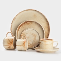 Блюдце Magistro "Organic brown" 14х1.8 универсальное