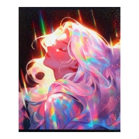 Тетрадь 48 листов в клетку Calligrata TOP "Жемчужина", обложка мелованный картон, голография, блок офсет, белизна 95%, МИКС