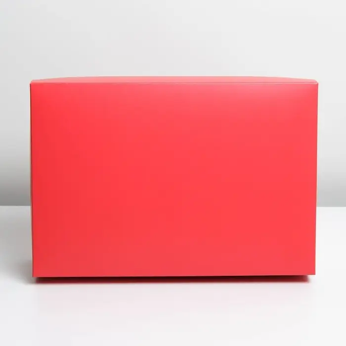 Коробка подарочная складная, упаковка, &laquo;Красная&raquo;, 30 х 20 х 9 см