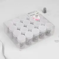 Булавки английские, 19 мм, 50 шт., цвет серебряный