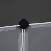 Вольер 12 секций пластиковый,  (звено 50 х 70 см), белый