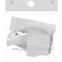 Переходник с американской вилки на евророзетку, плоский, 6 А, белый, 220 В