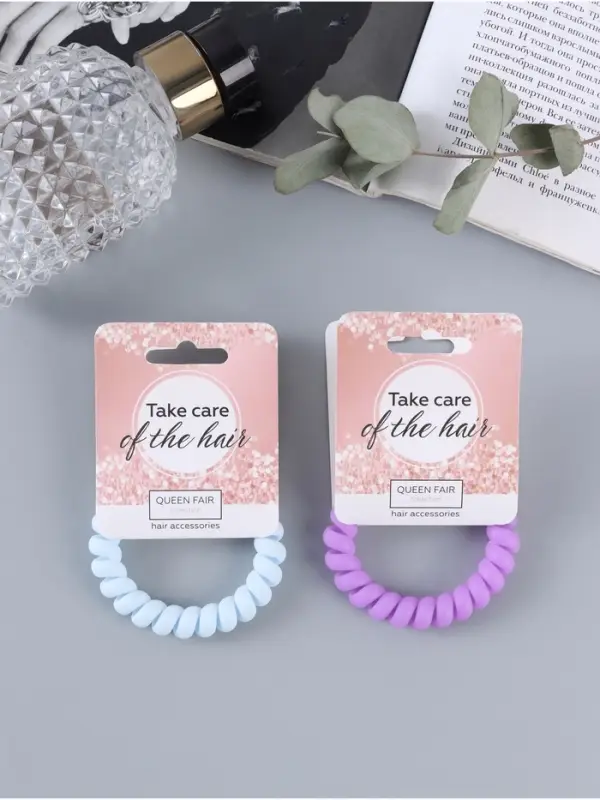 Резинка для волос пружинка &laquo;Матовая&raquo;, МИКС