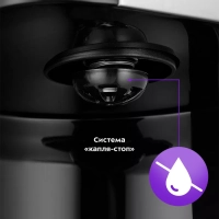 Кофеварка электрическая капельная 1000 Вт КТ-7222