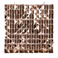 Панель с пайетками для фотозоны 30*30 см розовое золото