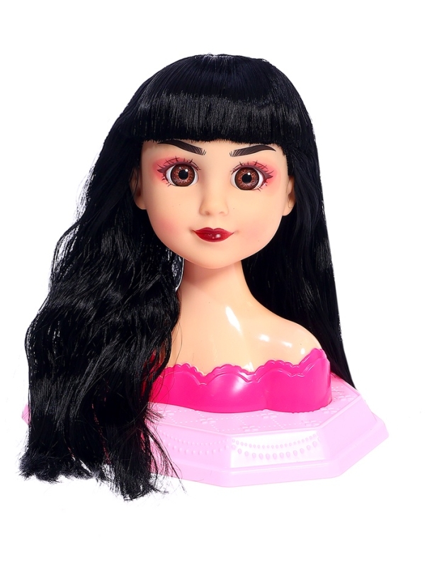 HAPPY VALLEY Игровой набор кукла-манекен "Студия красоты" с аксессуарами, темная девочка