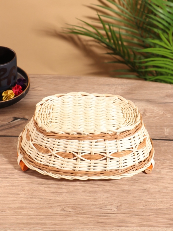 Корзина плетеная 25x19x9 см, ротанг