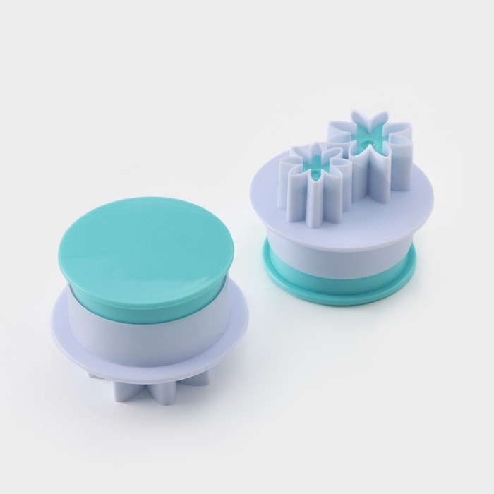 Набор плунжеров кондитерских Доляна &laquo;Цветы&raquo;, 2 шт