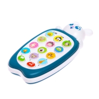 Музыкальный телефончик &laquo;Малыш Банни&raquo;, звук, цвет синий