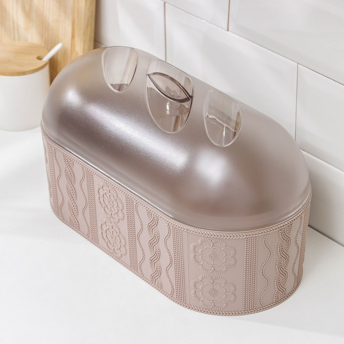 Хлебница &laquo;Меланж&raquo;, цвет бежевый