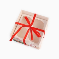 Коробка для капкейка &laquo;Любимой&raquo;, 16 &times; 16 &times; 10 см