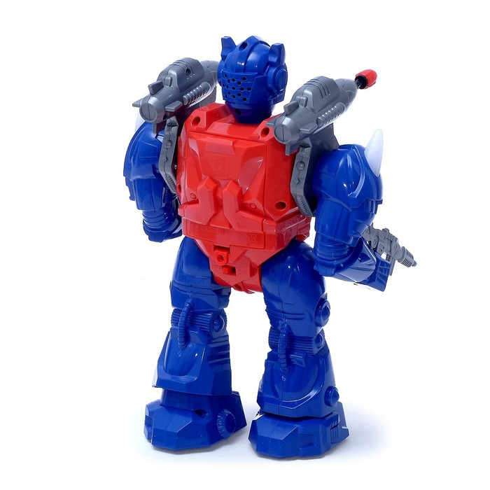 Робот &laquo;Оптимус&raquo;, ходит, стреляет, световые и звуковые эффекты, работает от батареек