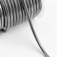 Цепочка для сумки, железная, d = 3 мм, 10 &plusmn; 0,5 м, цвет серебряный