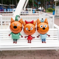 Шар фольгированный 43" &laquo;Три кота. Компот&raquo;, ходячая фигура