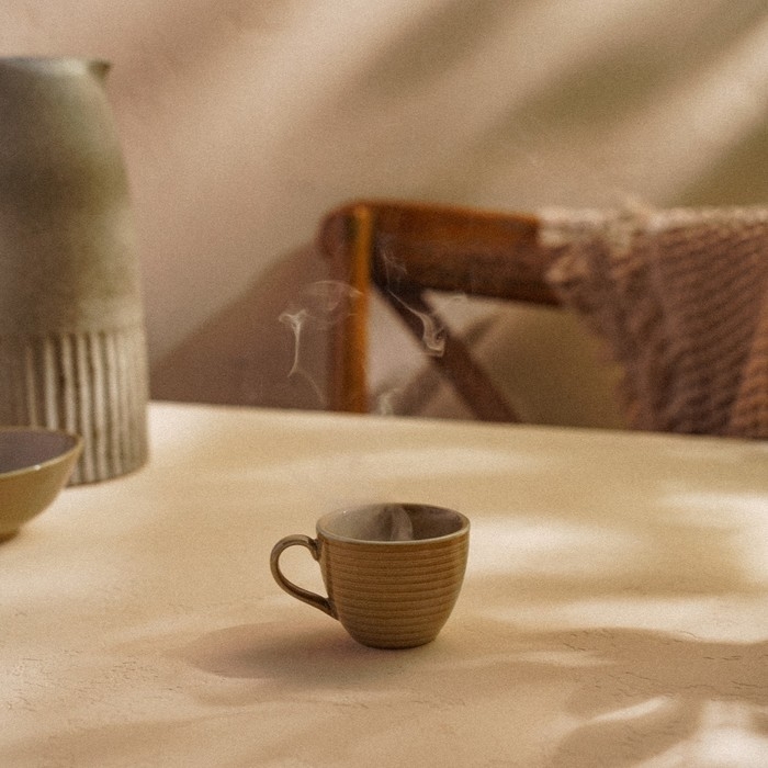 Кружка фарфоровая SL Home &laquo;Песчаный бриз&raquo;, 250 мл, цвет бежевый