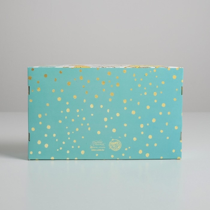 Коробка для эклеров, кондитерская упаковка, 5 вкладышей, &laquo;Для тебя&raquo;, 25.2 х 15 х 7 см