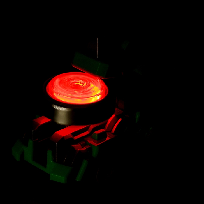 Набор волчков ULTRA SPIN &laquo;Дино&raquo;, с устройством запуска, цвет зеленый