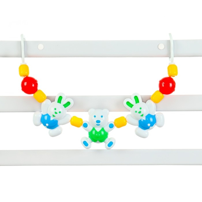 Растяжка на коляску/кроватку &laquo;Лесная сказка&raquo;, 3 игрушки, Аэлита