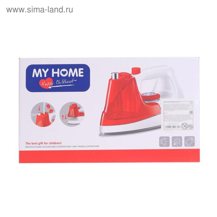 Бытовая техника &laquo;Утюг: Мой Дом&raquo;, свет, звук, распыляет воду