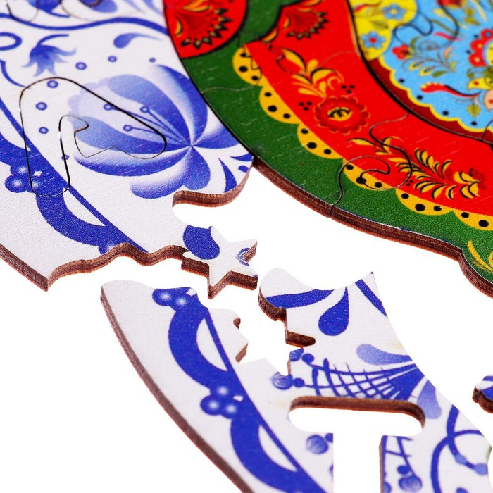 Пазл-конструктор деревянный &laquo;Матрёшка Маша&raquo;