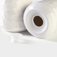 Набор фарфоровый для специй BellaTenero &laquo;Кракле&raquo;, 3 предмета: солонка 100 мл, перечница 100 мл, сахарница с ложкой 350 мл, цвет белый