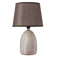 Лампа настольная 16720/1 E14 40Вт шоколадный 16,5х16,5х28 см RISALUX