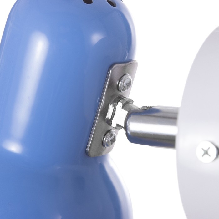 Бра с проводом "Севантос" Е27 40Вт синий 9х9х14 см