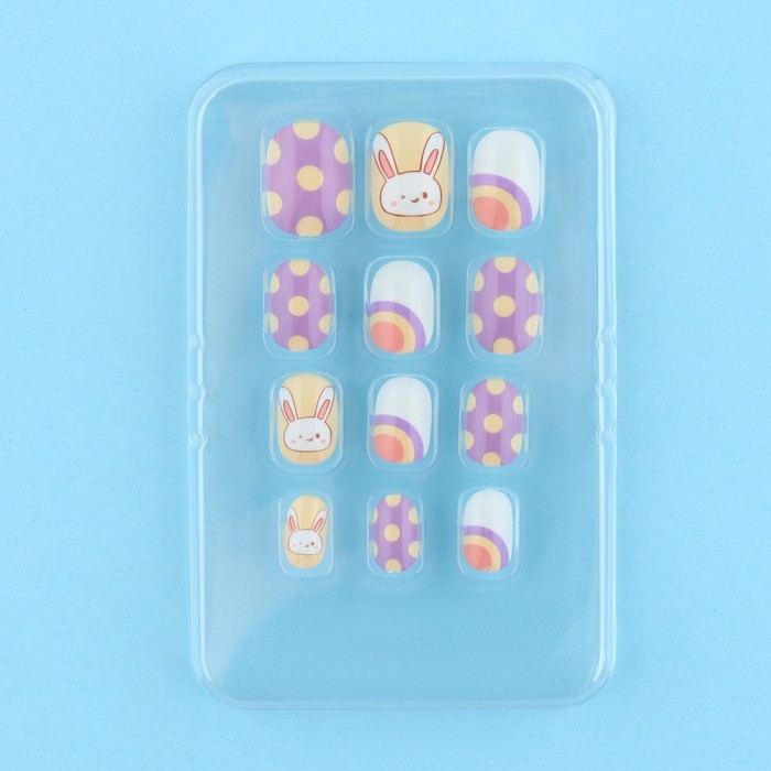 Детские накладные ногти &laquo;Малышка&raquo;, 12 шт