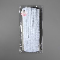 Тесьма декоративная &laquo;Шанель&raquo;, 12 мм, 10 &plusmn; 1 м, цвет белый