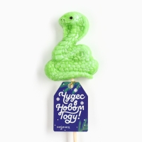 Новый год! Леденец на палочке, в форме змеи &laquo;Чудес в новом году&raquo;, 35 г