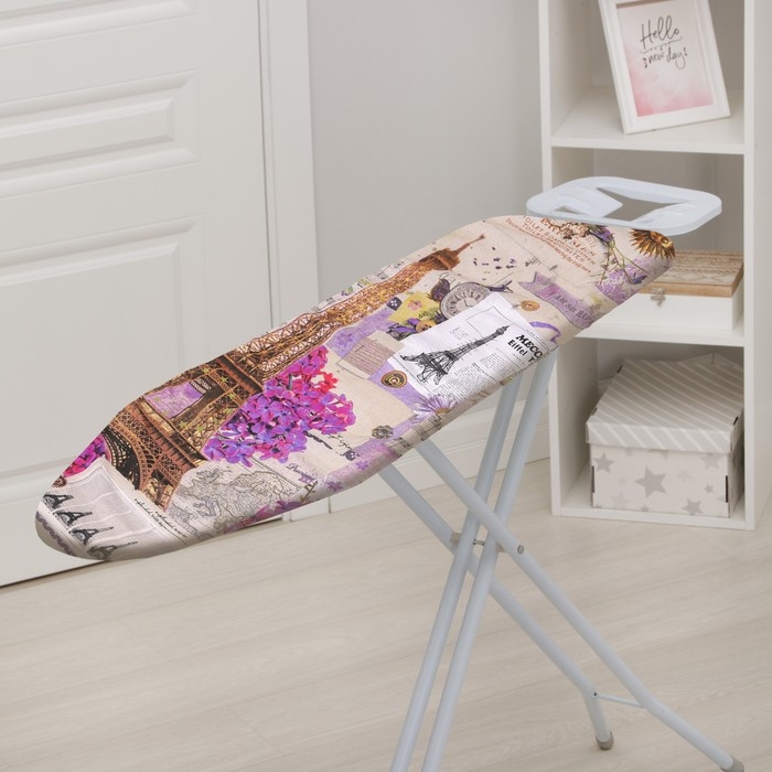 Чехол для гладильной доски Nika, 130&times;42 см, с поролоном, рисунок МИКС