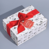 Подарочная коробка складная, новогодняя&laquo;Новогодняя почта&raquo;, 25 х 18 х 10 см, Новый год